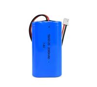 Batteria agli ioni di litio da 7,4 V 2000 mAh RC di ricambio batteria ricaricabile integrata 18650 * 2 celle per auto aeroplano fai da te, luci da pesca, campanello, ventilatore portatile, radio,