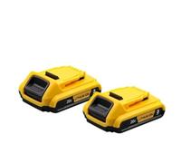 Batteria agli ioni di litio DCB203 18 Volt 20 V 3,0 Ah compatibile con Dewalt Max Tools 205 DCB206 DCB204 DCB200 DCB182 DCB180 DCB230 DCD DCF DCG Series(2 Pack 3.0Ah-Yellow)