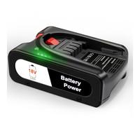 Batteria agli ioni di litio di ricambio 5,0 Ah per Bosch 18 V PBA, compatibile con tutte le batterie Bosch 18 V PBA per tutti gli aspirapolvere della serie Unlimited, con luci LED
