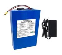 Batteria agli ioni di litio for bici elettrica 52 V 75 Ah con protezione BMS integrata for motore for bicicletta elettrica da 200-1500 W, caricabatteria incluso(XT30 Plug)
