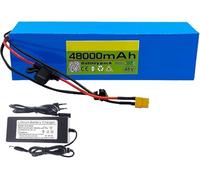 Batteria agli ioni di litio for bici elettrica da 48 V 48 Ah 13S3P con caricabatteria, protezione BMS integrata, ideale for motori di biciclette elettriche da 200~2000 W.(T)