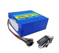 Batteria agli ioni di litio for bici elettrica da 60 V 20 Ah 16S4P con caricabatteria, protezione BMS integrata, ideale for motori di biciclette elettriche da 200~1500 W.(XT60 Plug+T Plug)