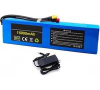 Batteria agli ioni di litio for bici elettrica XT60 Plug da 36 V e 15 Ah con caricabatterie BMS da 15 A e 42 V e 2 A for motore da 100 W a 500 W.