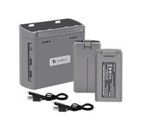 Batteria Agli Ioni Di Litio For Drone Da 7,7 V 2400 MAh, Compatibile Con DJI Mini 4K/2/SE/2SE(2 BATT and 1 Hub)