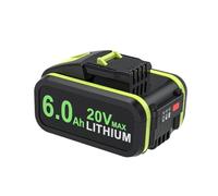 Batteria Agli Ioni Di Litio For Elettroutensili Senza Fili Da 20 V E 6000 MAh, Compatibile Con Worx WA3553/3551/3572/3553 WX390/176/178 WU268(1Pcs)