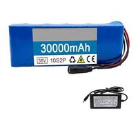 Batteria Agli Ioni Di Litio Ricaricabile 36V 30Ah 30000Mah, Batteria Agli Ioni Di Litio Portatile, Adatta Per Motori Inferiori A 500W Con Caricabatterie 36V 30Ah,T+DC
