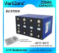 Batteria agli ioni di sodio VariCore 3.1V 230Ah, 2.9V 20C, resistente alle basse temperature, ideale per sistemi fai-da-te 12V/24V per l'accumulo di energia solare, camper, campeggio all'aperto, ecc.