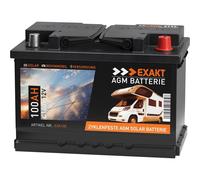 Batteria AGM 100Ah 12V Batteria Solare Camper Barca Batteria Gel Solare Barca