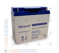 BATTERIA AGM 12V 18Ah ULTRACELL UL18-12 Adatta anche per USO CICLICO E TRAZIONE