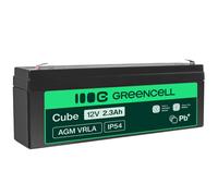 BATTERIA AGM 12V GREENCELL ACCUMULATORE SIGILLATO VRLA 2,3AH AL PIOMBO