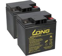 Batteria AGM 2x 12V 30Ah Compatibile Con Jungheinrich 51430288