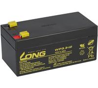 Batteria AGM al piombo 12 V 3,3 Ah VDs per APC Back-UPS ES BE325-GR RBC47 RBC 47 - Sicurezza - Durevole