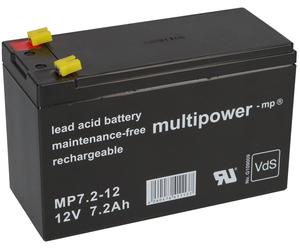 Batteria AGM Gel 7,2AH 12V Blei Per Sistemi UPS 7Ah 12-Volt Modello