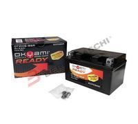 BATTERIA AGM GEL OKYAMI OTZ10S-BSR SIGILLATA YTZ10S 12V 8,6 Ah PER MOTO HONDA