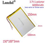 Batteria ai polimeri di litio 3.7V 6000mAh per V819 3G Tablet PC batteria integrata ricaricabile 30100150 31101151 33100150 35100150