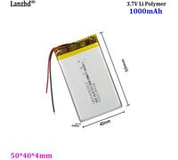 Batteria ai polimeri di litio da 3,7 V 1000 MAH dispositivo di bellezza Navigazione GPS Specchio per il trucco Batteria 404050
