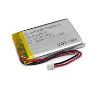 Batteria ai polimeri di litio innCraft Energy 600 mAh, 3,7 V, 50 x 30 x 4, modello 403048, 2P Molex 51021-020, connettore 1,25 mm