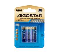Batteria Aigostar 1,5V AAA Ministilo Alcalina confezione da 4 pile