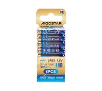 Batteria Aigostar 1,5V AAA Ministilo Alcalina confezione da 8 pile