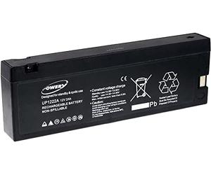 Batteria akku-net al gel di piombo per Panasonic Tipo VW-VBM10E, 12V, Lead-Acid