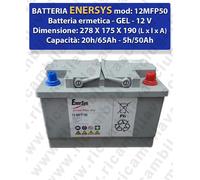 BATTERIA AL GEL per LAVAPAVIMENTI LAVOR modello SCL QUICK 36B - ENERSYS - 12V