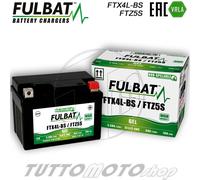 Batteria al Gel = YTX4L-BS/YTZ5S Adly SS 50 Supersonic 2T 2001-2006 / Attivata