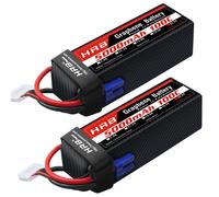 Batteria al grafene HRB 6S 22.2V 5000mah 100C con connettore EC5 Batteria drone per auto RC Monster RC aereo 600 700 elicottero