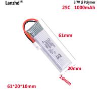 Batteria al litio 3.7V 1000mah 25C Per modello di aereo Gioventù Drone FH-0A Competizione 102055 con scheda protettiva