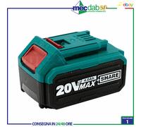 Batteria Al Litio 4Ah - 20V Per Elettroutensili Total P20S - TFBLI2002