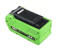 Batteria al litio a ricarica rapida da 6000 mAh e 20 core for tosaerba, motosega elettrica, 40 V. Compatibile con Greenworks 40V, 29462.(4000mah)