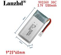Batteria al litio ad alta velocità 3.7V 902560 1200mAh per modello UAV RF strumento auto giocattolo modello batteria batteria pistola bomba ad acqua