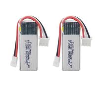 Batteria al litio ad alta velocità da 7.4V 300mAh per WLToys F959 F959S XK A600 A700 A800 A430 RC Modello di aeroplano Batteria Ricaricabile per aliante ad ala Fissa