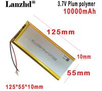 Batteria al litio ai polimeri di litio da 1-12 pezzi 3.7V 10000mAh per apparecchiature mediche di alimentazione della banca di ricarica 1055125