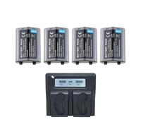 Batteria Al Litio: Batteria EN-EL18 + Caricabatterie A Ricarica Rapida, Compatibile Con Nikon, For EN EL18a, EN EL18, D850, D800, D800E, D4, D4S, D5, D6 MB-D12 D500 D800 D850(1Charger 4battery)