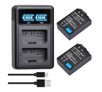 Batteria Al Litio: Batteria EN EL25 Batmax 1680 MAh Di Ricambio, Compatibile Con Le Fotocamere Nikon Z50 ZFC(2Battery 1Charger)