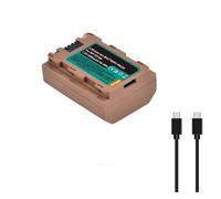 Batteria Al Litio: Batteria NP-FZ100 NPFZ100 NP FZ100 Da 2280 MAh Con Ingresso Di Tipo C, Compatibile Con Sony, For A7 III, Alpha A7R III, A7R IV, A9, A6600 A7R3 A7S3(1xBattery)