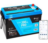 Batteria al litio berger lifepo4 200 ah 12 v con bluetooth e riscaldatore