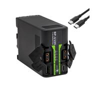 Batteria Al Litio BP-U100, Compatibile Con Sony BP-U30 U60 U70 U90 EX260 EX280 Z280 FS5 7 FX6 Z190 EX1R EX200, Con Ricarica Rapida PD45W(1 Batteries)