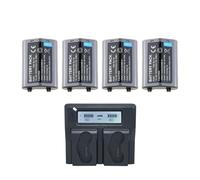 Batteria Al Litio + Caricabatteria A Ricarica Rapida, Compatibile Con Nikon, For EN EL18a 18 D850 D800 D800E D4 D4S D5 D6(1Charger 4battery)