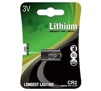 Batteria al litio CR-2 3 V in Blister, dimensioni 15,60 x 27,00 mm, 1 pezzo. Ideale per dispositivi elettronici.