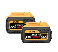 Batteria al litio da 18 Ah 20 V/60 V compatibile con gli utensili DeWalt FLEXVOLT MAX DCB609/DCB606/DCB612 e DCD996/DCF885/DCS391 | Batteria for utensili elettrici senza fili ad alta capacità da 18000