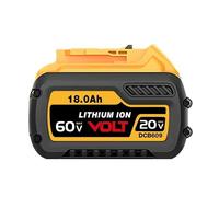 Batteria al litio da 18 Ah 20 V/60 V compatibile con gli utensili DeWalt FLEXVOLT MAX DCB609/DCB606/DCB612 e DCD996/DCF885/DCS391 | Batteria per elettroutensili senza fili ad alta capacità da 18000