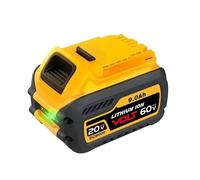 Batteria al litio da 18 Ah 20 V/60 V compatibile con gli utensili DeWalt FLEXVOLT MAX DCB609/DCB606/DCB612 e DCD996/DCF885/DCS391 | Batteria for utensili elettrici senza fili ad alta capacità da 18000