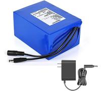 Batteria al litio da 24 V, 2000 mAh, 5200, 13000, 41600, 62400, ricaricabile, con caricatore CC per apparecchiature di alimentazione