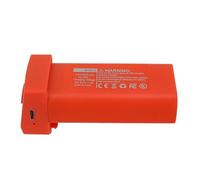 Batteria al litio da 3000 mAh, 7,4 V, lunga durata, alloggiamento in plastica, portatile, potenza per droni LYZRC L800 PRO2 RC (arancione)