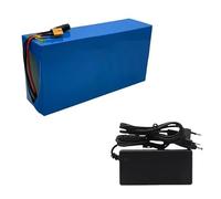 Batteria al litio da 48 V 20 Ah per bicicletta elettrica, batteria agli ioni di litio ricaricabile da 48 Volt per bicicletta elettrica o scooter elettrico con caricabatterie 48V 20Ah,XT60+DC