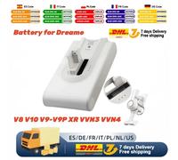Batteria al litio di alta qualità per Dreame V8 V10 V9P XR VVN3 VVN4 Parti per aspirapolvere senza fili portatili Batteria di ricambio V9