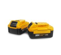 Batteria al litio Electric Goddess 20V 5.0ah, compatibile con la batteria al litio ricaricabile for elettroutensili Dewalt.(2 Battery,US_20V)