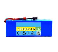 Batteria al litio for bici elettrica da 48 V 58 Ah, batteria agli ioni di litio 13S3P con caricabatterie da 54,6 V 2 A + BMS(T)