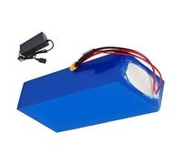 Batteria al litio impermeabile in PVC ricaricabile BMS da 72 V, 30000 mAh, integrata, 20S4P, con caricabatterie da 84 V, 3 A, for motori inferiori a 1600 W, for bicicletta elettrica e scooter, connett